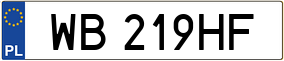 Truck License Plate